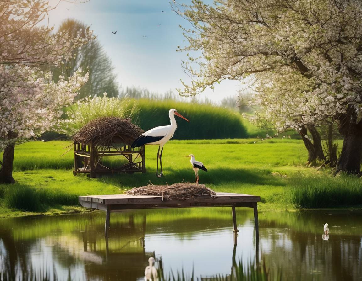 Jak przygotować swój ogród na sezon lęgowy bocianów?